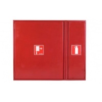 Brandslanghaspel combikast rood