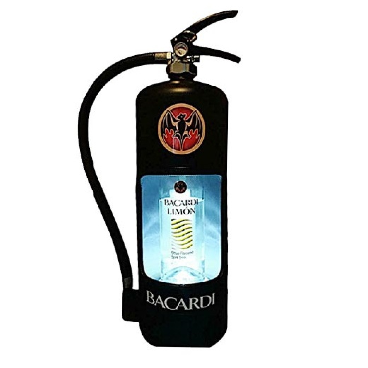 Bacardi brandblusser lamp met LED verlichting