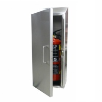 Brandblusserkast wand RVS