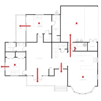 Vluchtplan en ontruimingsplan tekenen meer dan 1000m2