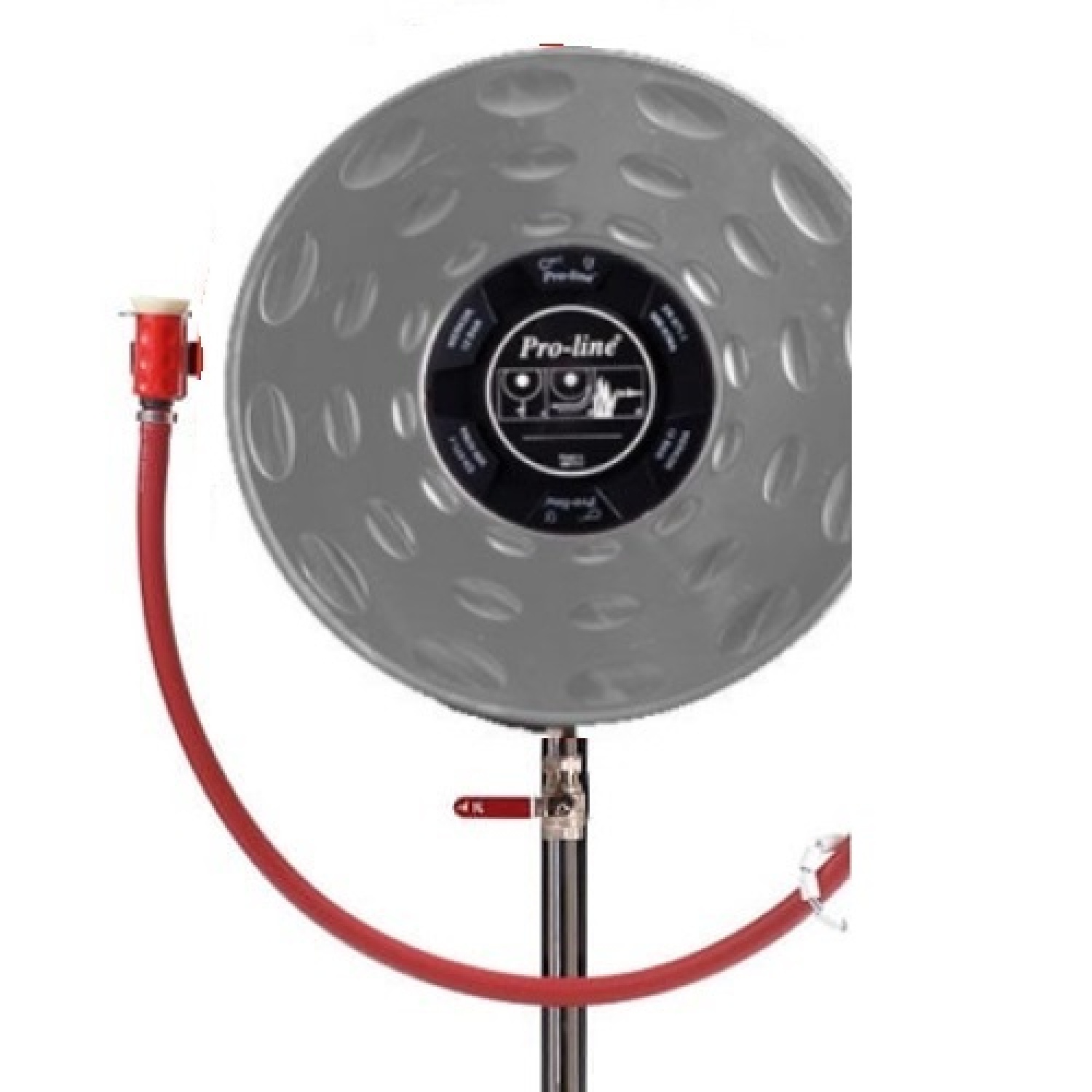 Proline Meku brandslanghaspel 20 meter 3/4" RVS